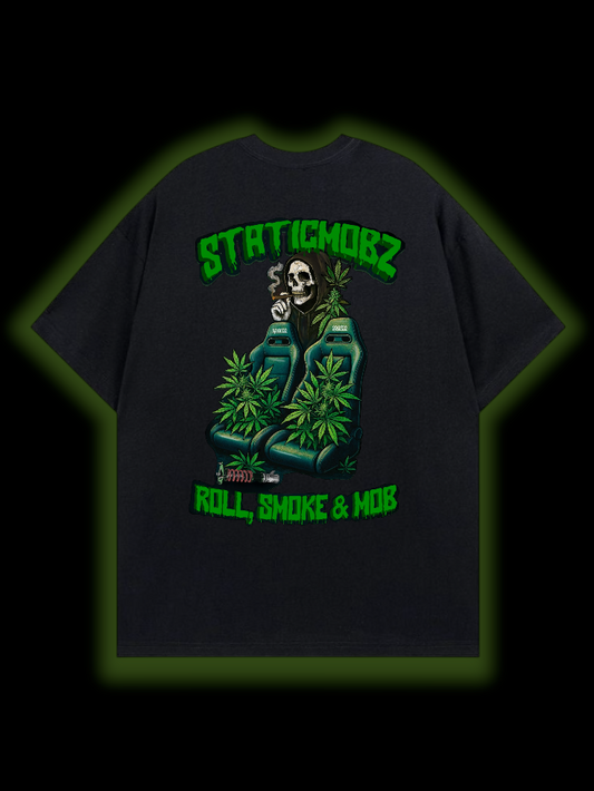 Roll, smoke & Mob tshirt