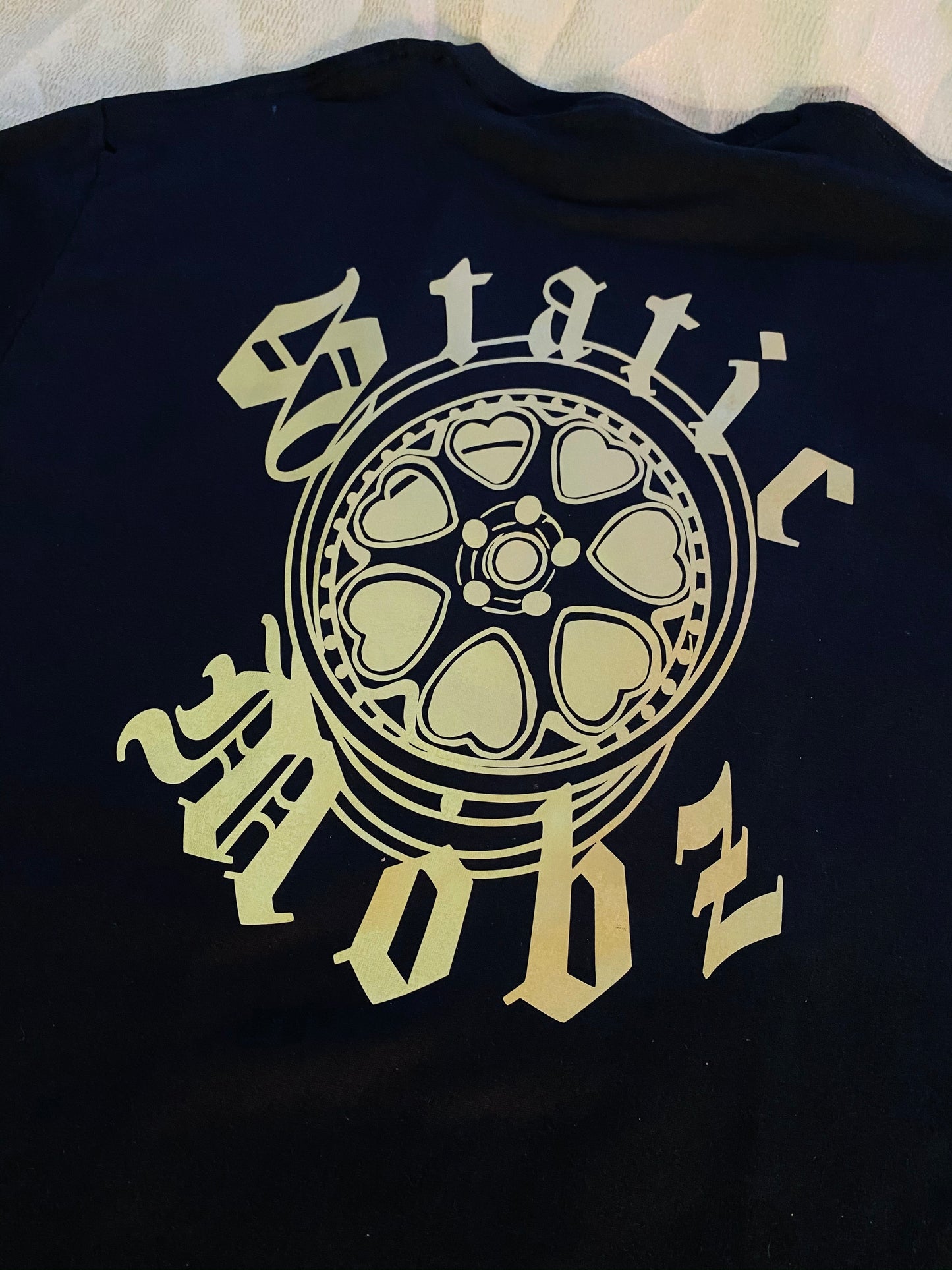 Static Mobz x Heritage Wheel tee shirt